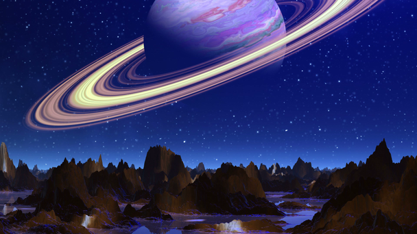 Планети схожі на Сатурн - Кадри, відео