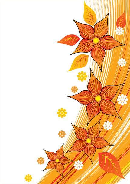 Floral background - Vector, Imagen