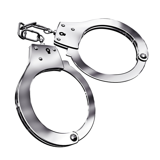 Steel Handcuffs - Φωτογραφία, εικόνα