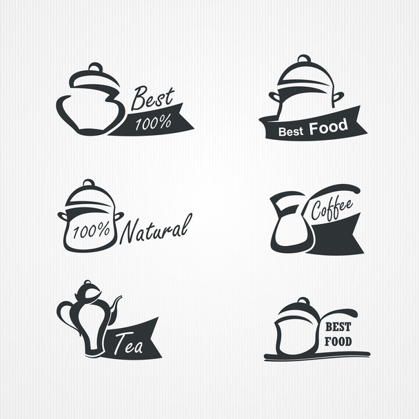 vector collection of cooking symbols - Vector, Image