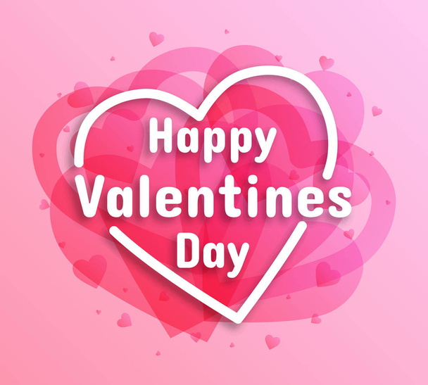 Happy Valentines Day - Vettoriali, immagini