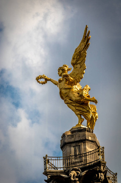 Részlet az angyal a Függetlenség-emlékmű - Mexikóváros, Mexikó - Fotó, kép