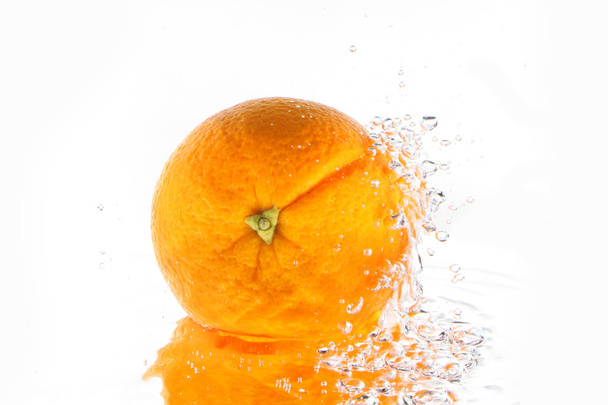Salpicadura naranja - Foto, Imagen