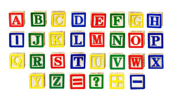 Spielzeugbuchstaben - Foto, Bild