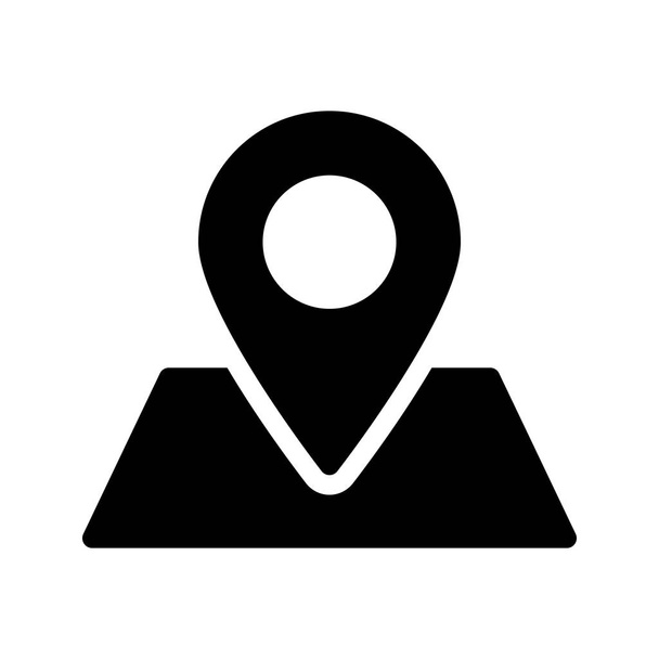 map glyph vector icon - Vektor, Bild