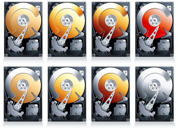 Hard disk drive HDD Illustration - Foto, immagini