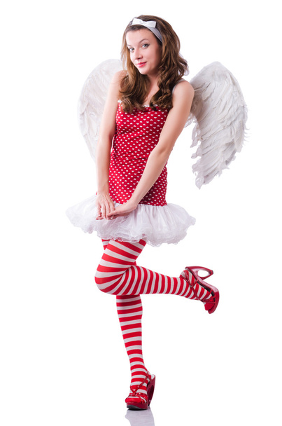 Ангел в красной одежде
 - Фото, изображение