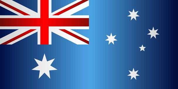 Grunge Flagge von Australien - Illustration, abstrakte australische Flagge - Vektor, Bild
