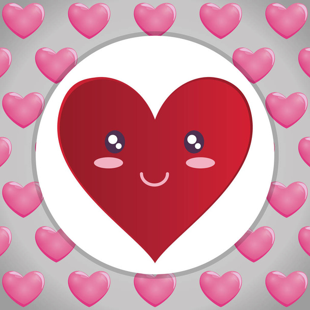cuore faccia emoticon personaggio
 - Vettoriali, immagini