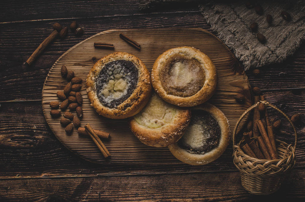 Régi Cseh sütemények, vintage desszert, Cseh Köztársaság - Fotó, kép