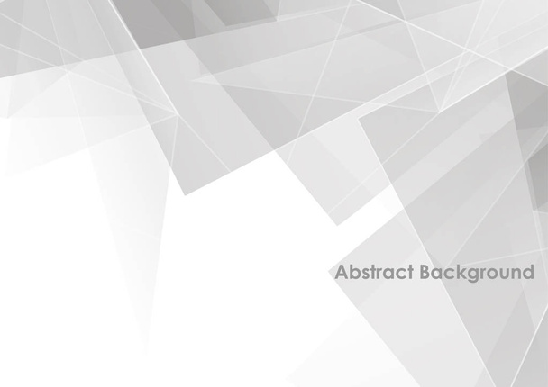 Abstract polygon white and gray color modern background design. Illustration vector design - Vektor, obrázek