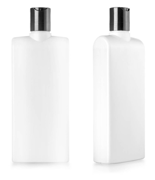 La bouteille en plastique blanc isolé sur fond blanc
 - Photo, image