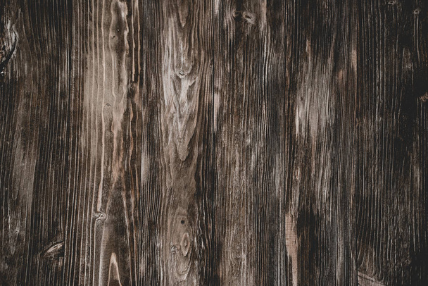 Close up van donkere houten textuur - Foto, afbeelding