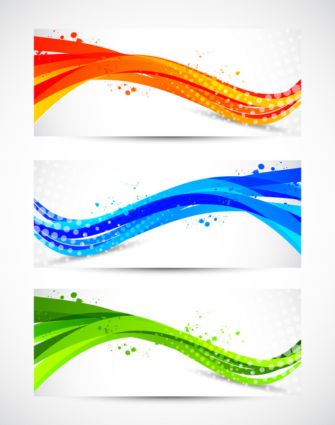 Set of banners - Vector, imagen