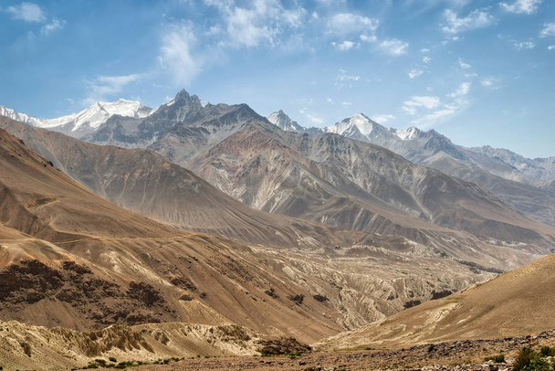 Pamir Highway in the Wakhan Corridor, taken in Tajikistan in August 2018 taken in hdr - Photo, image