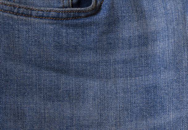 Blue jeans texture . denim background. - Фото, изображение