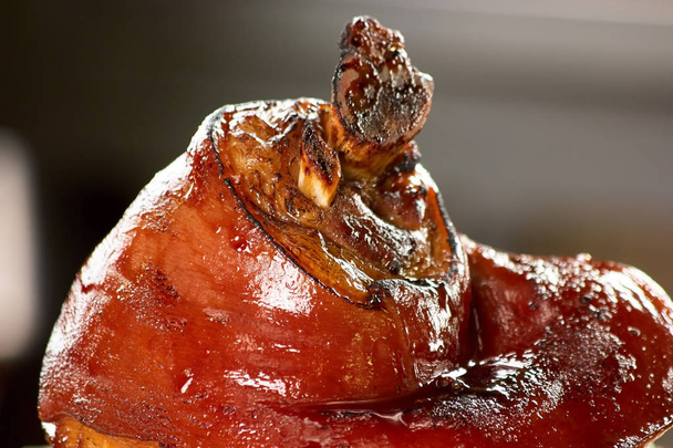 Pork knuckle with roasted crust. - Photo, Image