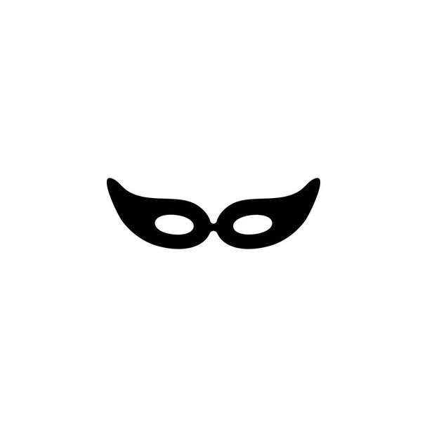 vector masker carnaval illustratie, partij decoratie-object. viering pictogram, pictogram van een oog masc - Vector, afbeelding