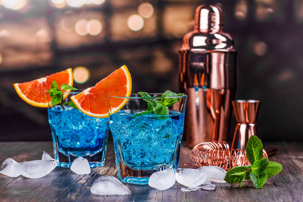 Blue lagoon cocktail - 写真・画像
