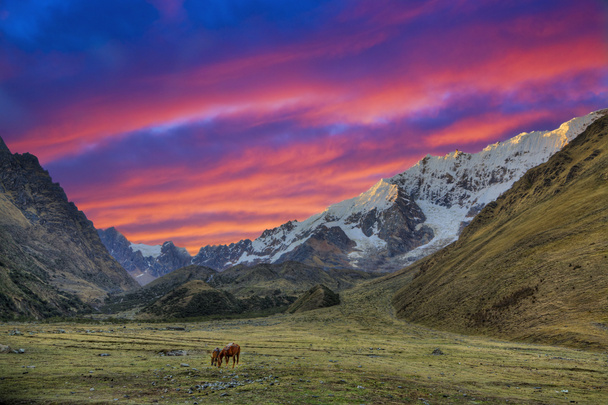 Noite nos Andes
 - Foto, Imagem