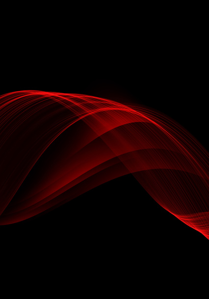 Arka plan dalgalar. Siyah ve kırmızı arka plan - Fotoğraf, Görsel