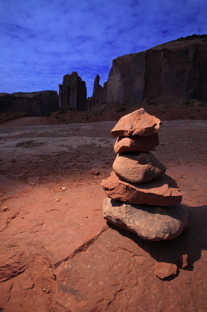 Zen Stones in Monument Valley - Photo, Image
