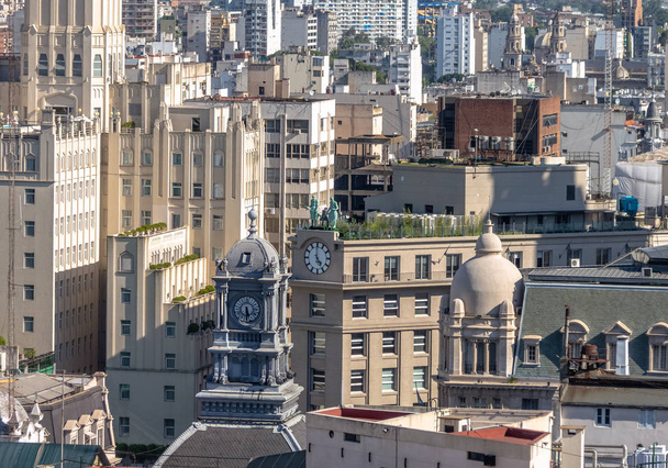 Consejo de Magistrados del edificio de la Nación y vista aérea de la torre del Ayuntamiento de Buenos Aires en el centro de Buenos Aires, Argentina
 - Foto, imagen