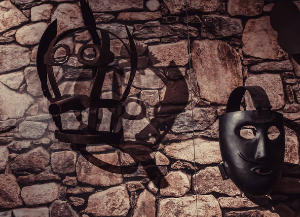 Keskiaikainen kidutusväline, kidutuksen yksityiskohdat inkvisitiossa - Valokuva, kuva