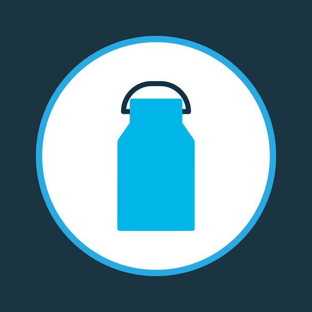 Milk can icon colored symbol. Premium quality isolated dairy element in trendy style. - Vector, Image