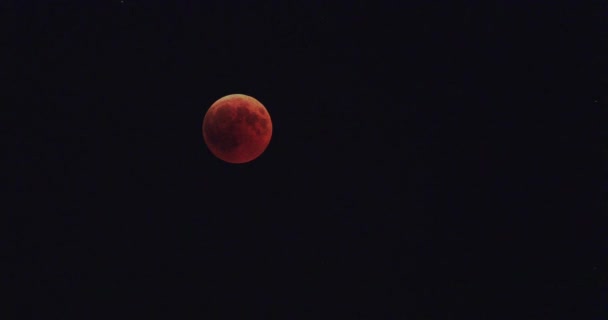 Teljes piros holdfogyatkozás - Felvétel, videó