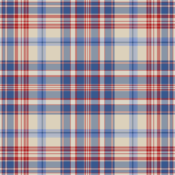 Naadloze rood, wit en blauw geruite patroon - Foto, afbeelding