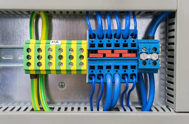 control enclosure, electrical cabinet or switchboard - Photo, Image