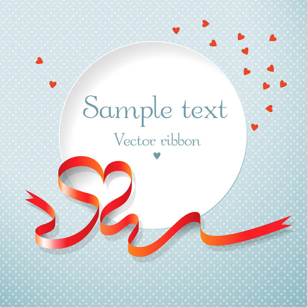 Romantic Vector Postcard - Vector, afbeelding