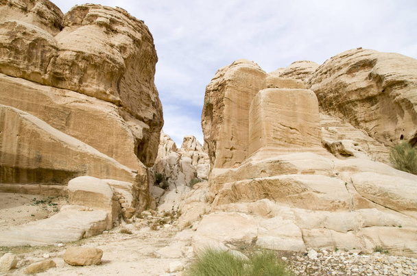 Dzsinn blokkolja az ősi város, Petra, Jorda - Fotó, kép