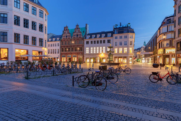 Κοπεγχάγη. Πλατεία Amagertorv. - Φωτογραφία, εικόνα