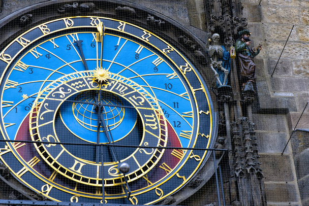 Prague. Czech Republic. Europe. Astrological old clock - Photo, Image