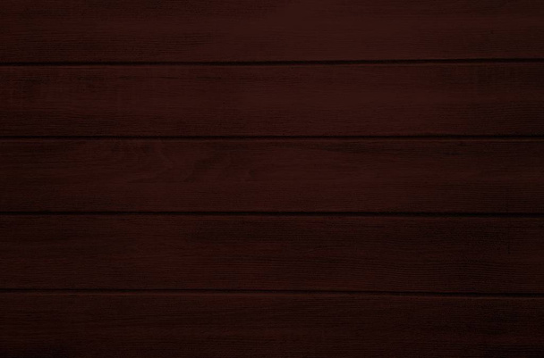 bruin houten patroon achtergrond, donkere eik van verweerde noodlijdende gewassen hout met vervaagde vernis verf tonen woodgrain textuur. hardhout planken patroon tabel bovenaanzicht wassen - Foto, afbeelding
