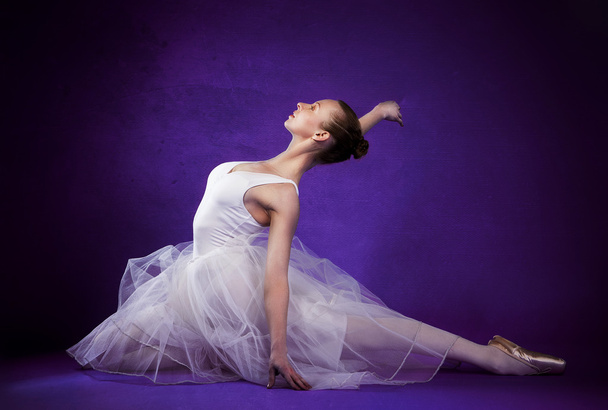 Portrait of a beautiful female ballet-dancer - Foto, Imagem