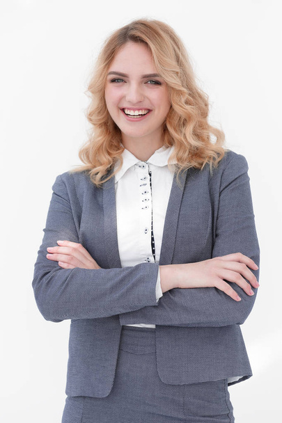 portrait of a smiling business woman - Фото, изображение