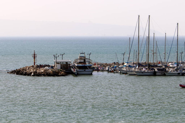 Στρεμμάτων είναι μια πόλη στην Δυτική Γαλιλαία στο Ισραήλ, στις ακτές της Μεσογείου  - Φωτογραφία, εικόνα