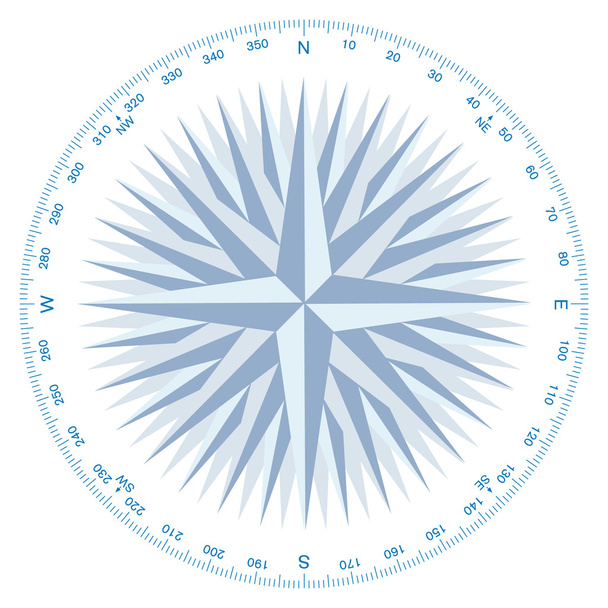 kompass Windrose - Vector, imagen