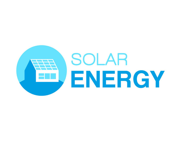 Logo de energía solar
 - Vector, Imagen
