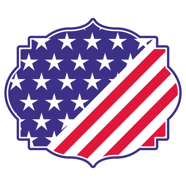 icône isolée bouclier américain
 - Vecteur, image