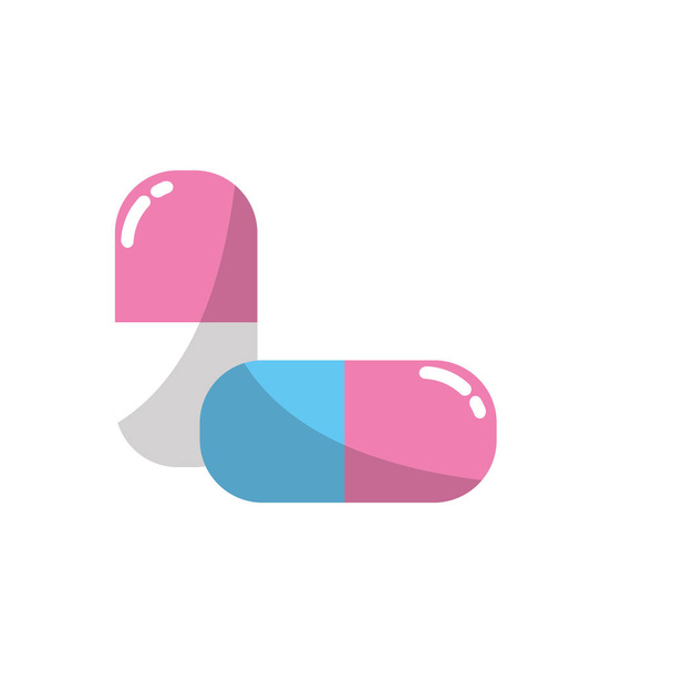 pharmaceutical pill medicine to treatment vector illustration - Vektor, Bild