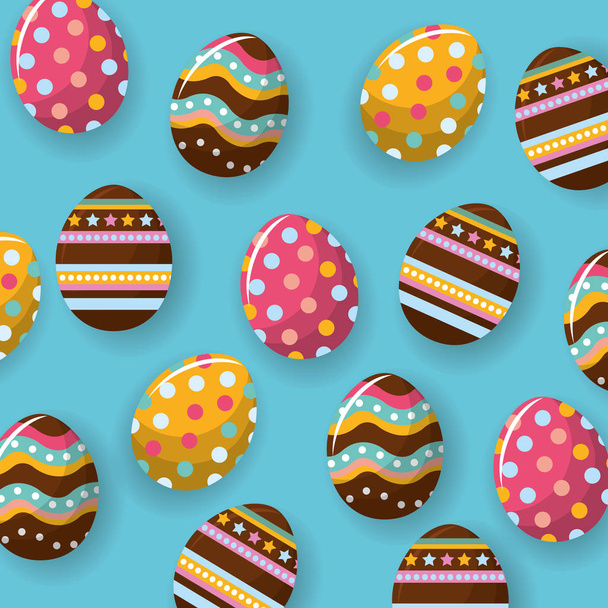 easter eggs day icon image design, vector illustration - Vector, afbeelding
