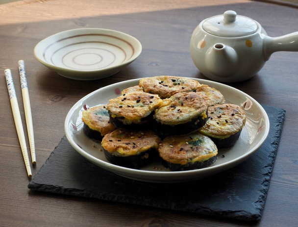 Nourriture coréenne Oeuf kimbob grillé
 - Photo, image