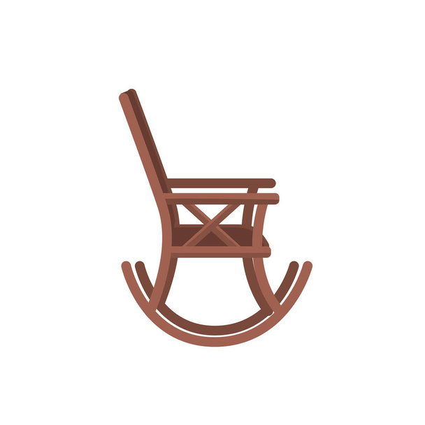 wygodne krzesło do relaksu obiekt ikona ilustracja wektorowa - Wektor, obraz