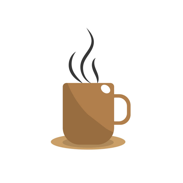 delicious coffee cup to drink vector illustration - Vector, Image