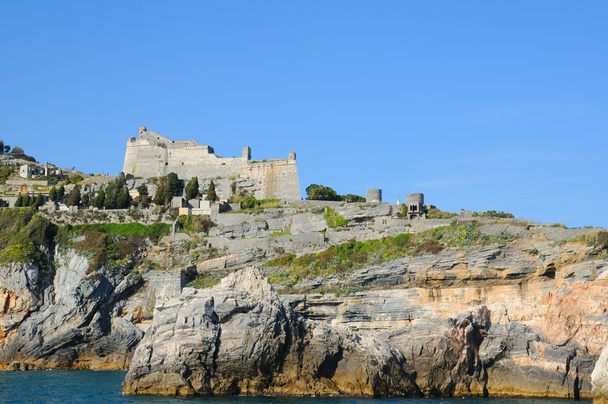 mittelalterliche Festung in der Nähe von Portovenere - Foto, Bild