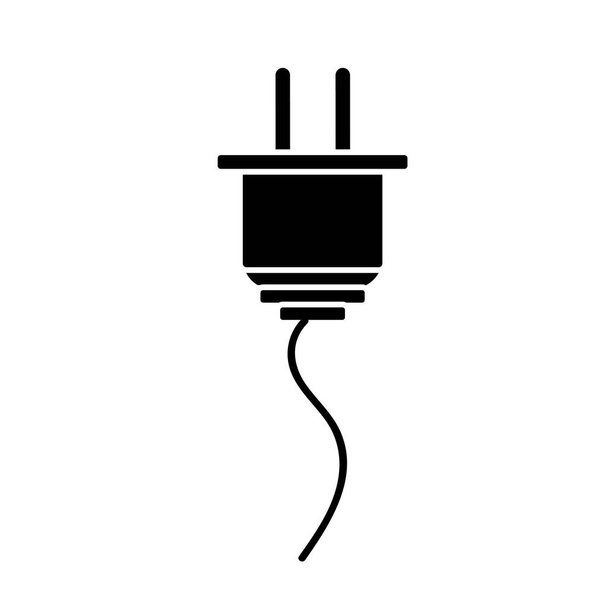 cable de alimentación de contorno para cannect en la energía, diseño de ilustración vectorial
 - Vector, Imagen